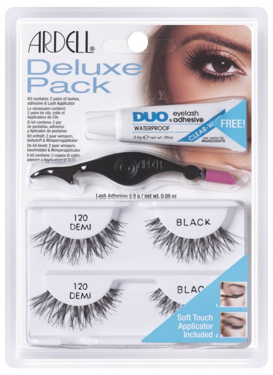 Nalepovací řasy Ardell DeLuxe Pack 120 demi black | NEHTOVÁ MODELÁŽ - Umělé řasy a trsy - Sady nalepovacích řas Ardell Nalepovací řasy Ardell DeLuxe Pack 120 demi black | NEHTOVÁ MODELÁŽ - Umělé řasy a trsy - Sady nalepovacích řas Ardell