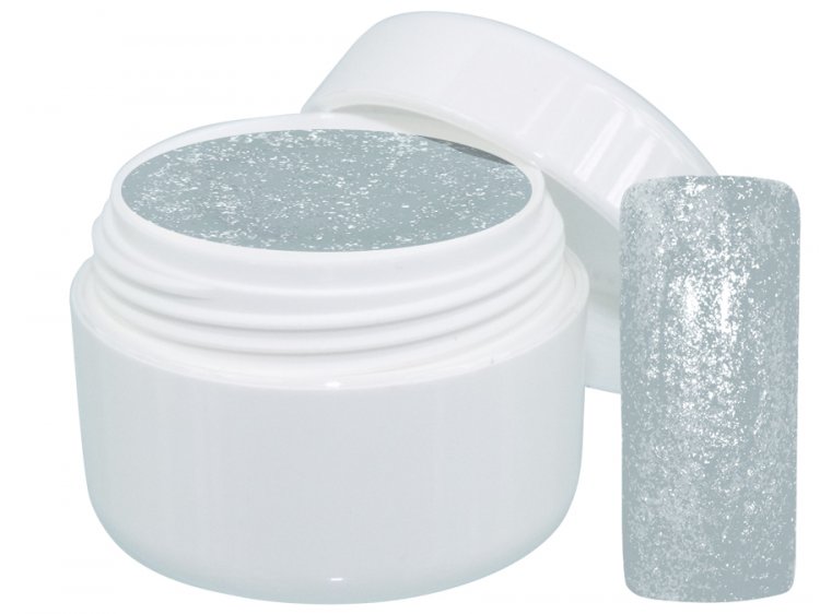 UV gel barevný Extrem Glimmer Silver 5 ml | NEHTOVÁ MODELÁŽ - Barevné UV gely - Třpytivé barevné UV gely UV gel barevný Extrem Glimmer Silver 5 ml | NEHTOVÁ MODELÁŽ - Barevné UV gely - Třpytivé barevné UV gely