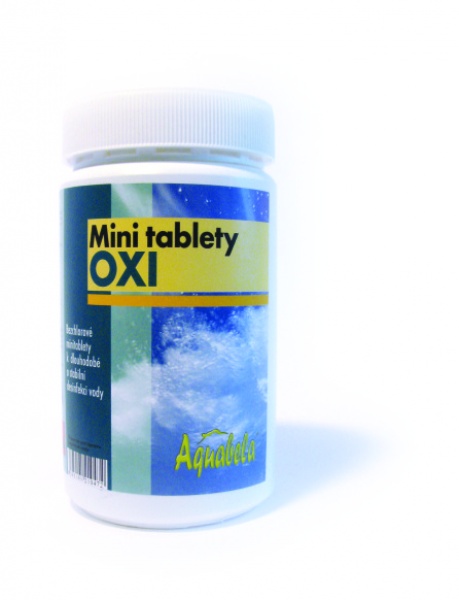 Bazénová chemie Aquabela mini tablety oxi 1000 g | Bazénová chemie - OXI bezchlorová řada pro úpravu bazénové vody Bazénová chemie Aquabela mini tablety oxi 1000 g | Bazénová chemie - OXI bezchlorová řada pro úpravu bazénové vody