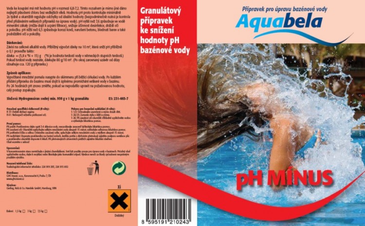Bazénová chemie pH minus 3000 g | Bazénová chemie - Úprava hodnoty pH - Produktová řada Aquabela Bazénová chemie pH minus 3000 g | Bazénová chemie - Úprava hodnoty pH - Produktová řada Aquabela
