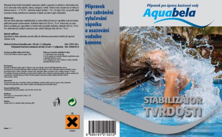 Bazénová chemie Aquabela stabilizátor tvrdosti 1000 ml | Bazénová chemie - Ostatní úprava bazénové vody Bazénová chemie Aquabela stabilizátor tvrdosti 1000 ml | Bazénová chemie - Ostatní úprava bazénové vody
