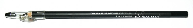 Princessa KOHL PENCIL tužka linkovací dřevěná s ořezávátkem černá | NEHTOVÁ MODELÁŽ - Dekorativní kosmetika - Tužky linkovací 
