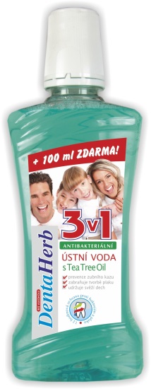 Denta Herb Ústní voda Fresh Mint & Tea Tree 400 ml | NEHTOVÁ MODELÁŽ - Péče o pleť a tělo Vivaco - Ostatní péče Denta Herb Ústní voda Fresh Mint & Tea Tree 400 ml | NEHTOVÁ MODELÁŽ - Péče o pleť a tělo Vivaco - Ostatní péče