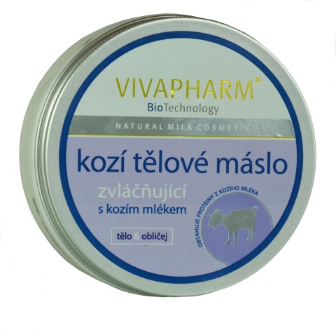 Vivapharm Tělové máslo s kozím mlékem 200 ml | NEHTOVÁ MODELÁŽ - Péče o pleť a tělo Vivaco - Tělové krémy, mléka a balzámy Vivapharm Tělové máslo s kozím mlékem 200 ml | NEHTOVÁ MODELÁŽ - Péče o pleť a tělo Vivaco - Tělové krémy, mléka a balzámy