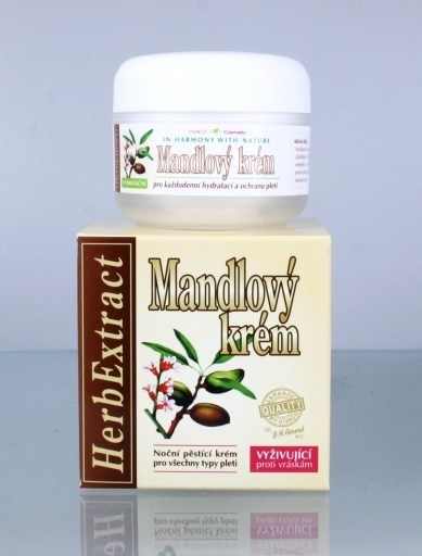Herb Extrakt Mandlový noční krém 50 ml | NEHTOVÁ MODELÁŽ - Péče o pleť a tělo Vivaco - Pleťové krémy Herb Extrakt Mandlový noční krém 50 ml | NEHTOVÁ MODELÁŽ - Péče o pleť a tělo Vivaco - Pleťové krémy