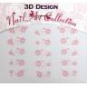 Zdobící nálepky na nehty 3D mini - samolepící