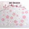 Zdobící nálepky na nehty 3D mini - samolepící