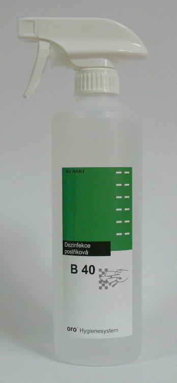Dezinfekce postřiková na plochy a nástroje B40 s rozprašovačem 0,5 litru | NEHTOVÁ MODELÁŽ - Dezinfekce a hygiena - Dezinfekce na nástroje a plochy Dezinfekce postřiková na plochy a nástroje B40 s rozprašovačem 0,5 litru | NEHTOVÁ MODELÁŽ - Dezinfekce a hygiena - Dezinfekce na nástroje a plochy