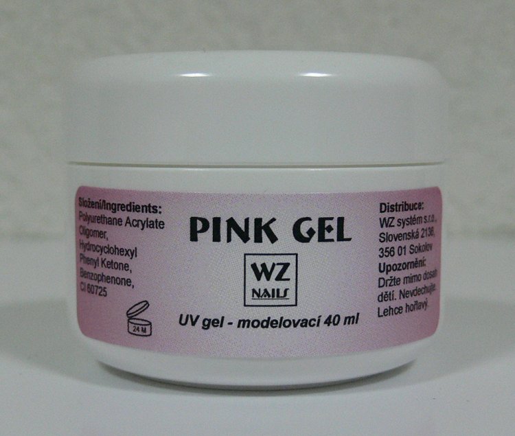 Pink gel - UV gel modelovací 40 ml | NEHTOVÁ MODELÁŽ - UV gely - UV gely WZ NAILS Pink gel - UV gel modelovací 40 ml | NEHTOVÁ MODELÁŽ - UV gely - UV gely WZ NAILS