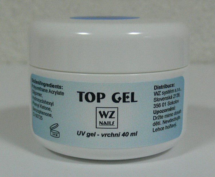 UV gel vrchní Top gel 40 ml | NEHTOVÁ MODELÁŽ - UV gely - UV gely WZ NAILS UV gel vrchní Top gel 40 ml | NEHTOVÁ MODELÁŽ - UV gely - UV gely WZ NAILS