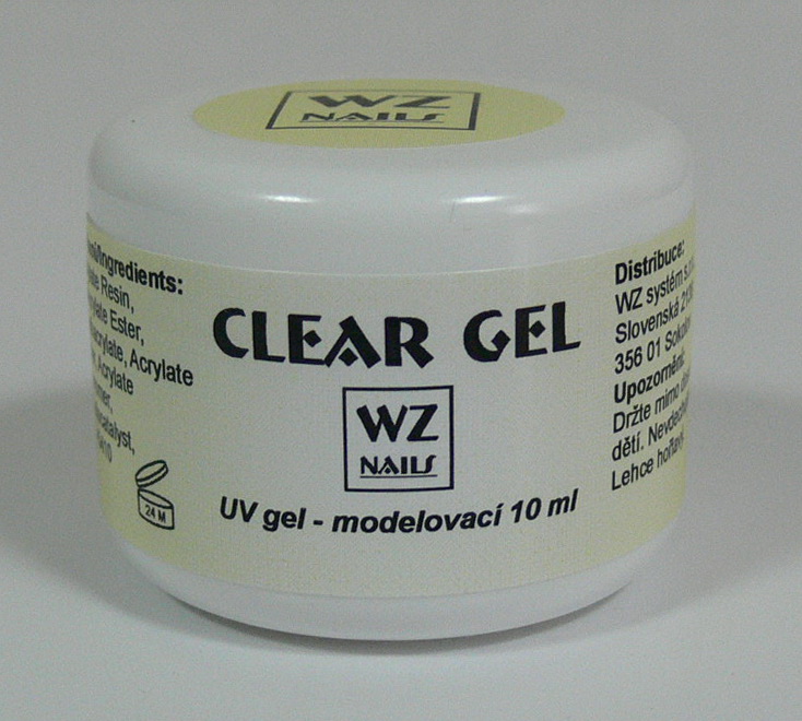 UV gel modelovací čirý Clear gel 10 ml | NEHTOVÁ MODELÁŽ - UV gely - UV gely WZ NAILS UV gel modelovací čirý Clear gel 10 ml | NEHTOVÁ MODELÁŽ - UV gely - UV gely WZ NAILS