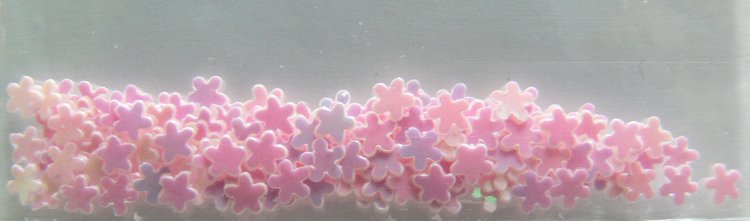 Zdobení - kytičky růžové | NEHTOVÁ MODELÁŽ - Nail Art, zdobící materiály - Zdobení nehtů - ostatní 