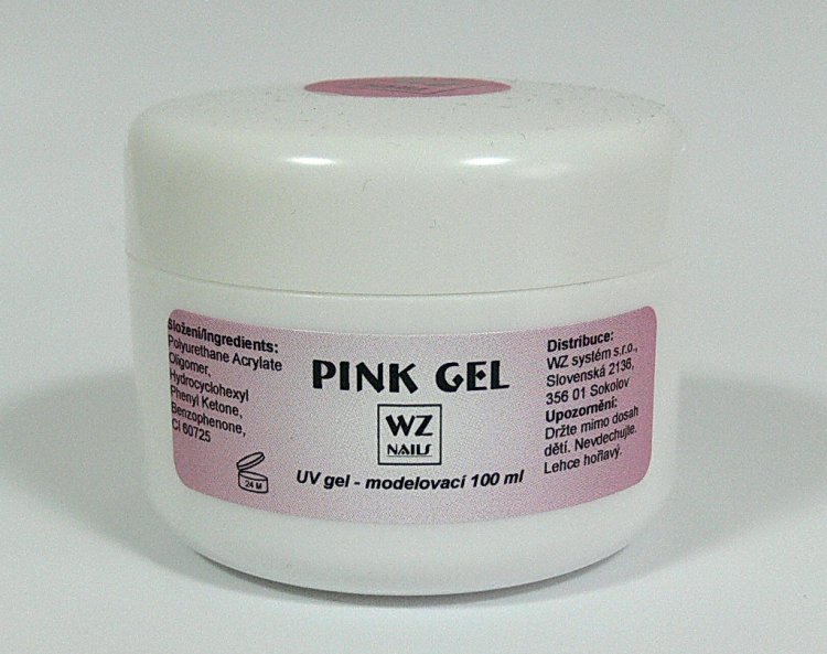 Pink gel - UV gel modelovací 100 ml | NEHTOVÁ MODELÁŽ - UV gely - UV gely WZ NAILS Pink gel - UV gel modelovací 100 ml | NEHTOVÁ MODELÁŽ - UV gely - UV gely WZ NAILS