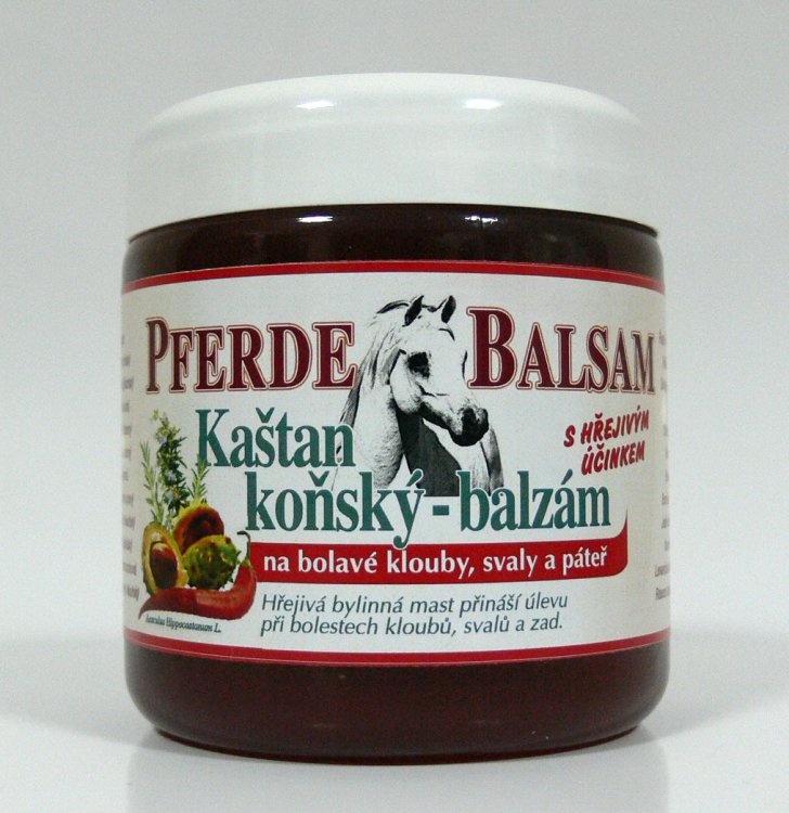 Koňská mast 23 bylin - Pferde balsam - hřejivý 500 ml  | 5031