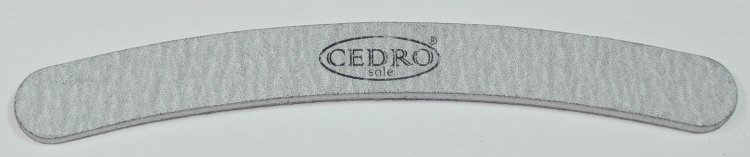 Pilník na nehty 100/120 šedý zebra zahnutý Cedro | NEHTOVÁ MODELÁŽ - Leštičky, leštící bloky a pilníky na nehty pro nehtovou modeláž a manikúru - Pilníky na nehty pro nehtovou modeláž a manikúru - zahnuté a rovné široké Pilník na nehty 100/120 šedý zebra zahnutý Cedro | NEHTOVÁ MODELÁŽ - Leštičky, leštící bloky a pilníky na nehty pro nehtovou modeláž a manikúru - Pilníky na nehty pro nehtovou modeláž a manikúru - zahnuté a rovné široké