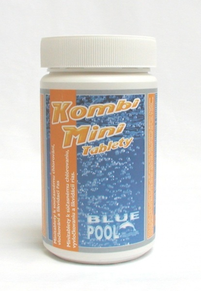 Bazénová chemie BluePool Kombi Mini tablety 1000 g | Bazénová chemie - Zachlorování a dezinfekce bazénové vody - Produktová řada Blue Pool Bazénová chemie BluePool Kombi Mini tablety 1000 g | Bazénová chemie - Zachlorování a dezinfekce bazénové vody - Produktová řada Blue Pool