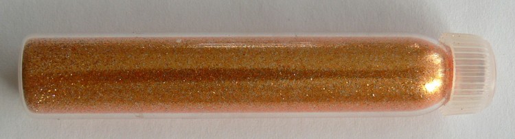 Glitterový prášek na zdobení nehtů měděný | 1364-92