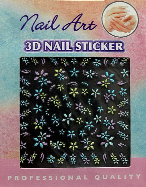 Nálepky 3D na nehty barevné 24886 | NEHTOVÁ MODELÁŽ - Zdobící nálepky a obtisky na nehty - Zdobící nálepky na nehty 3D colours - samolepící Nálepky 3D na nehty barevné 24886 | NEHTOVÁ MODELÁŽ - Zdobící nálepky a obtisky na nehty - Zdobící nálepky na nehty 3D colours - samolepící