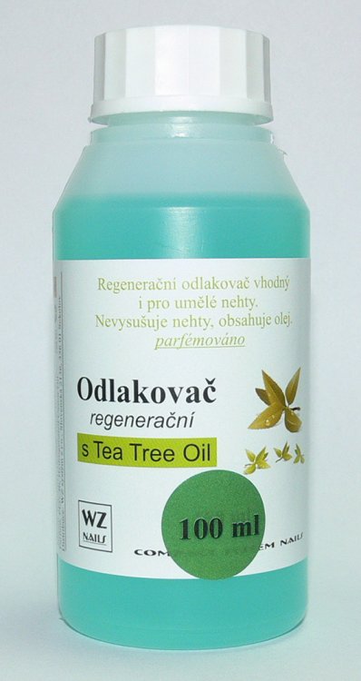 Odlakovač na nehty s Tea Tree Oil 100 ml | NEHTOVÁ MODELÁŽ - Odlakovače Odlakovač na nehty s Tea Tree Oil 100 ml | NEHTOVÁ MODELÁŽ - Odlakovače
