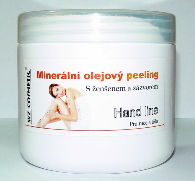 Minerální olejový peeling ženšen a zázvor 500 ml | NEHTOVÁ MODELÁŽ - Kosmetika WZ cosmetic - Péče o ruce Minerální olejový peeling ženšen a zázvor 500 ml | NEHTOVÁ MODELÁŽ - Kosmetika WZ cosmetic - Péče o ruce