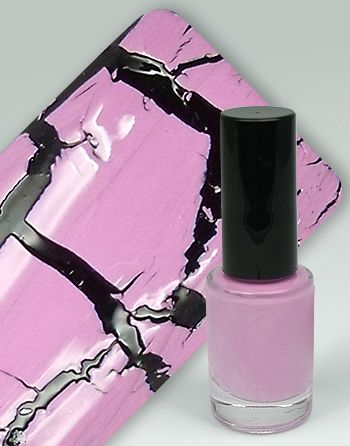 Cracle Polish - praskající lak růžový 5 ml | NEHTOVÁ MODELÁŽ - Laky na nehty - Praskající laky na nehty 